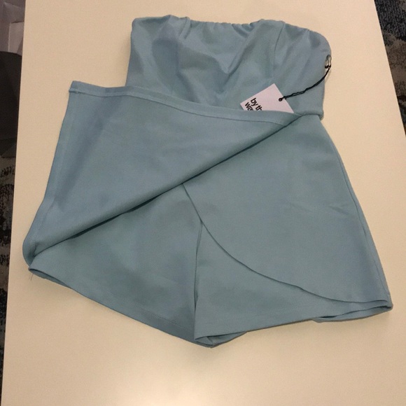 Strapless Romper - Picture 2 of 3